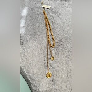 Amber Sceats NWT  24k gold plated Chain Necklace
